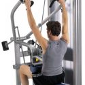 Cybex VR3 Pulldown machine in use