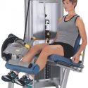 girl using cybex vr3 leg extentsion apparatus