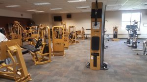 Strength area in penn high school weight room